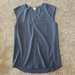 J. Crew: Light Gray Blouse size 4